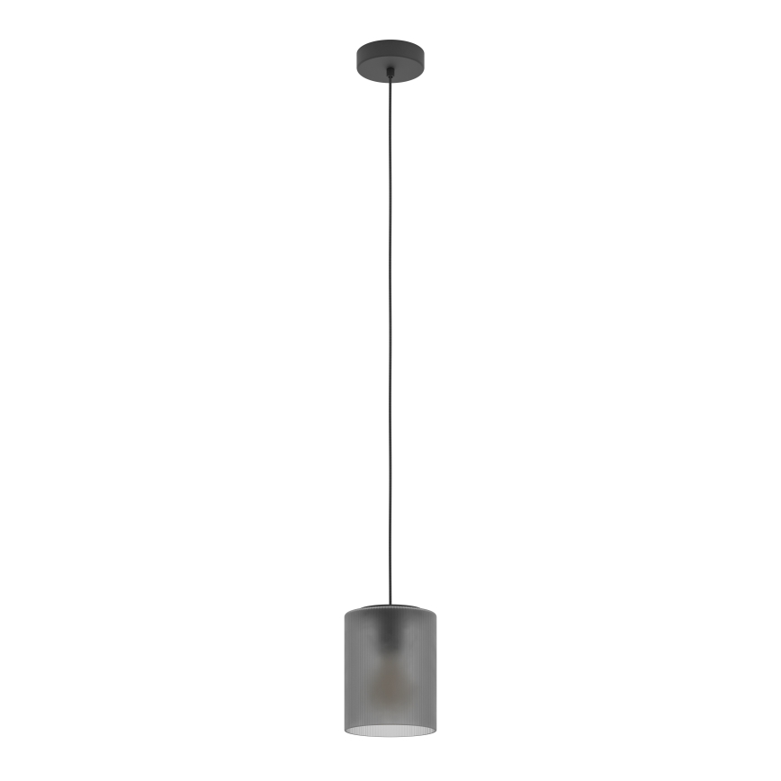 Eglo - Lampadario a sospensione con filo 1xE27/40W/230V grigio