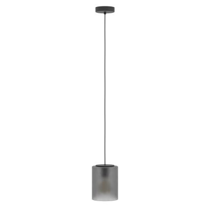 Eglo - Lampadario a sospensione con filo 1xE27/40W/230V grigio