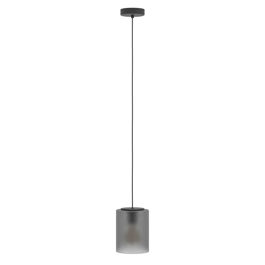 Eglo - Lampadario a sospensione con filo 1xE27/40W/230V grigio
