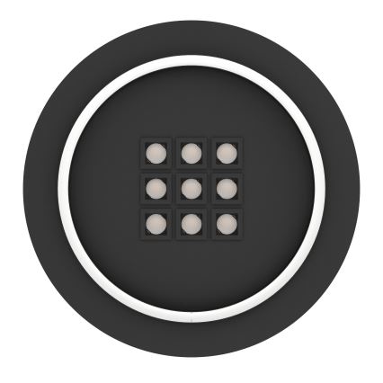 Eglo - Plafoniera LED dimmerabile LED/21,4W/230V 2700-6500K nero + telecomando