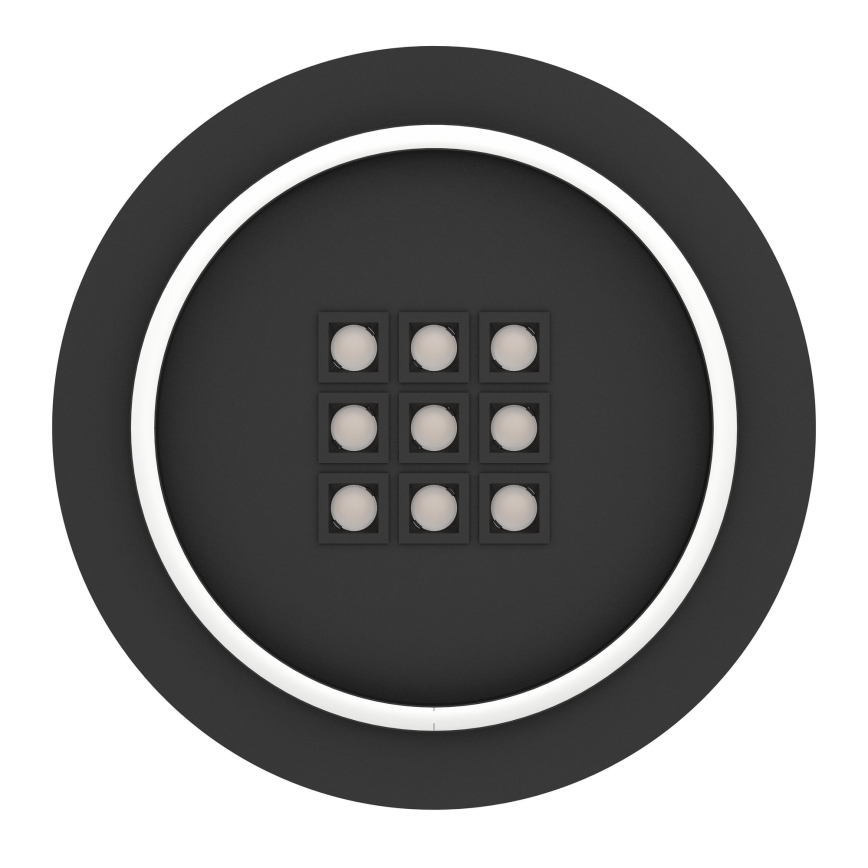 Eglo - Plafoniera LED dimmerabile LED/21,4W/230V 2700-6500K nero + telecomando