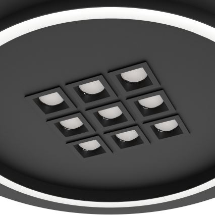 Eglo - Plafoniera LED dimmerabile LED/21,4W/230V 2700-6500K nero + telecomando