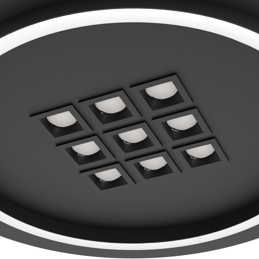 Eglo - Plafoniera LED dimmerabile LED/21,4W/230V 2700-6500K nero + telecomando