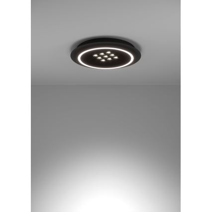 Eglo - Plafoniera LED dimmerabile LED/21,4W/230V 2700-6500K nero + telecomando