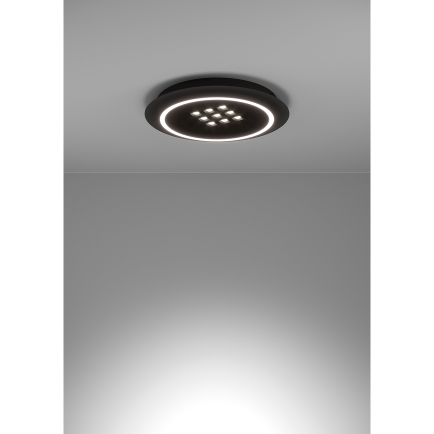 Eglo - Plafoniera LED dimmerabile LED/21,4W/230V 2700-6500K nero + telecomando