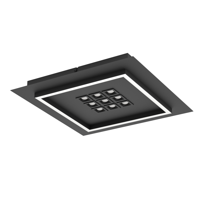 Eglo - Plafoniera LED dimmerabile LED/21,4W/230V 2700-6500K nero + telecomando