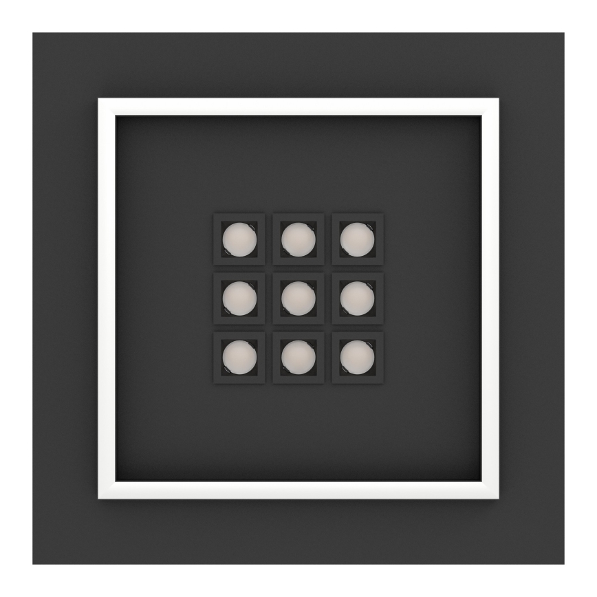 Eglo - Plafoniera LED dimmerabile LED/21,4W/230V 2700-6500K nero + telecomando