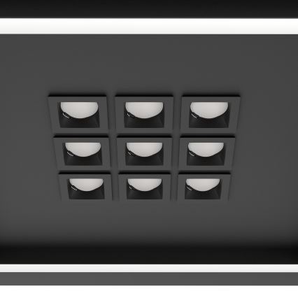 Eglo - Plafoniera LED dimmerabile LED/21,4W/230V 2700-6500K nero + telecomando