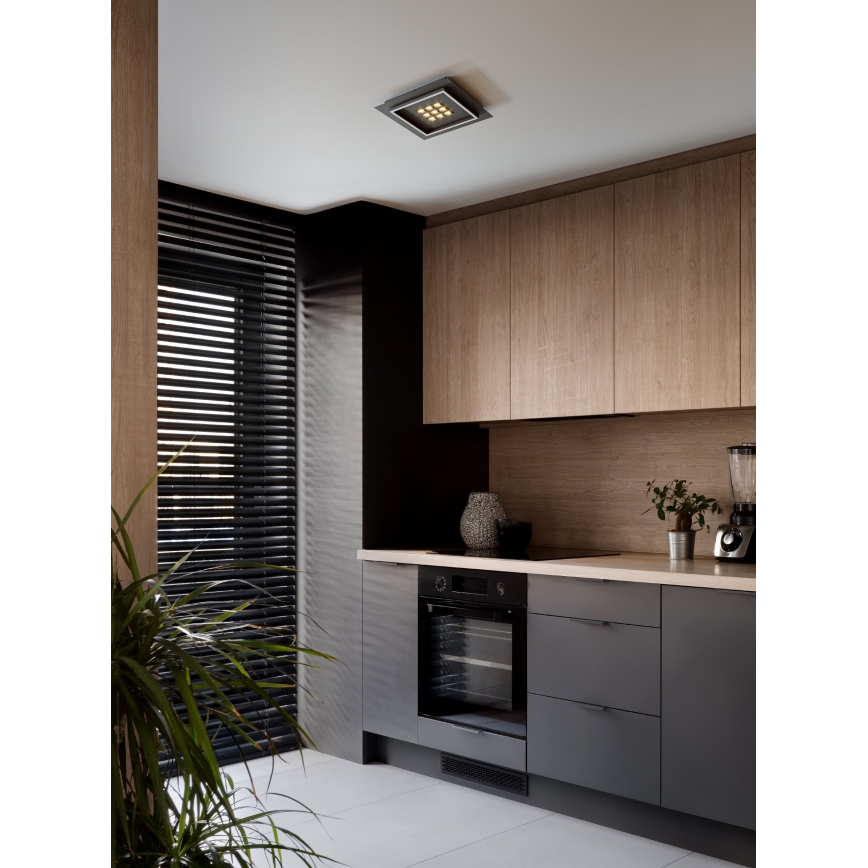 Eglo - Plafoniera LED dimmerabile LED/21,4W/230V 2700-6500K nero + telecomando