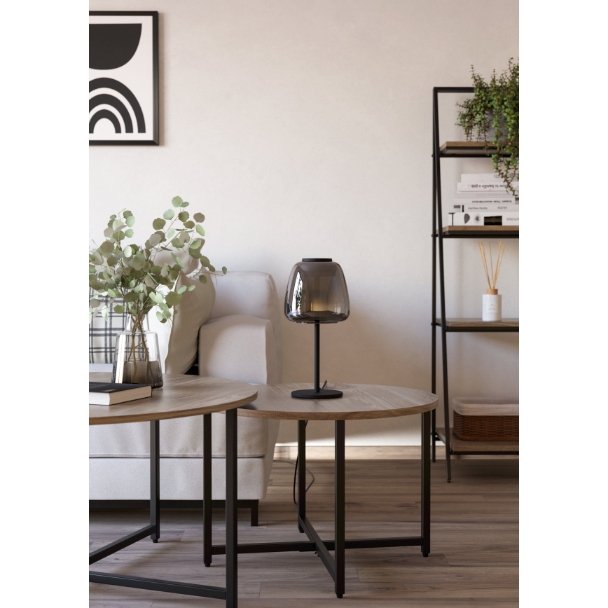 Eglo - Lampada da tavolo dimmerabile LED RGBW LED/7,7W/230V 2700-6500K fumé