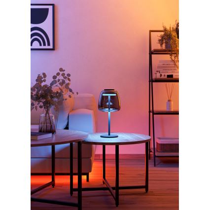 Eglo - Lampada da tavolo dimmerabile LED RGBW LED/7,7W/230V 2700-6500K fumé