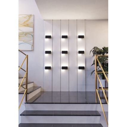 Eglo - Applique a LED LED/6W/230V 3000K nero