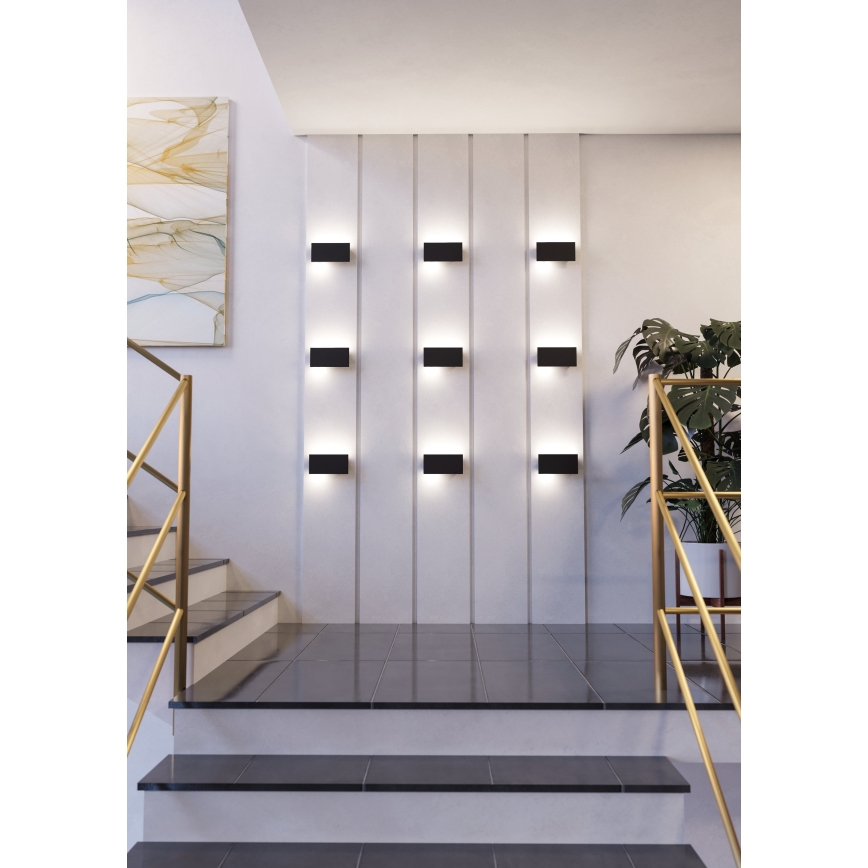 Eglo - Applique a LED LED/6W/230V 3000K nero