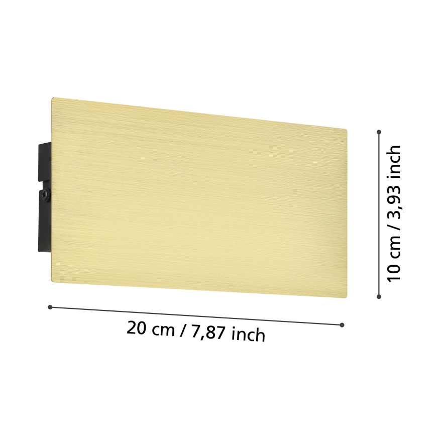 Eglo - Applique a LED LED/6W/230V 3000K oro