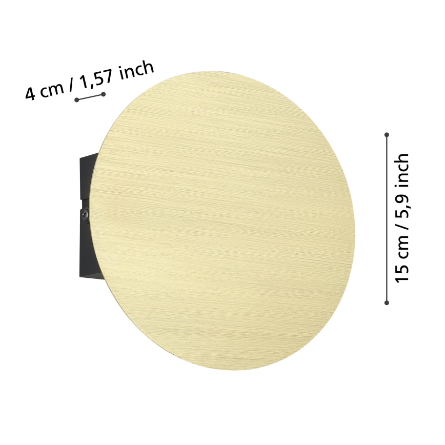 Eglo - Applique a LED LED/4W/230V 3000K oro