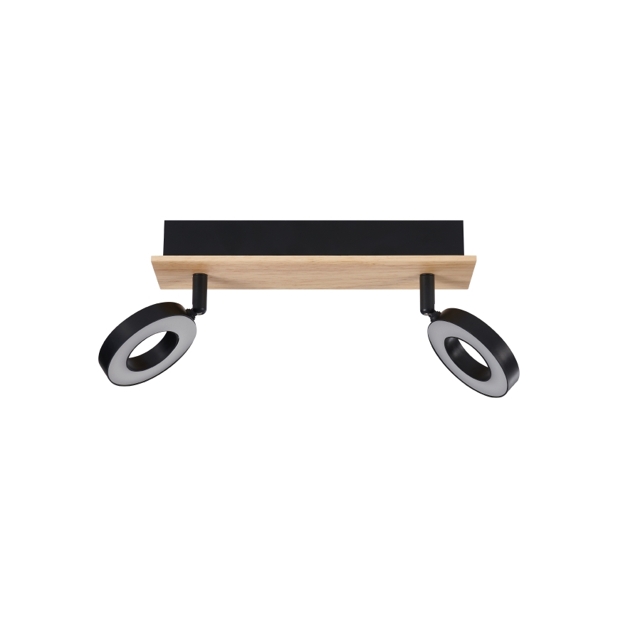 Eglo - Faretto LED 2xLED/4,2W/230V nero/marrone