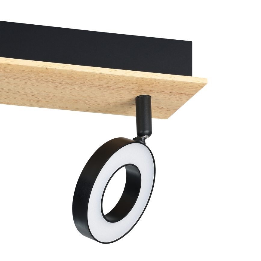 Eglo - Faretto LED 2xLED/4,2W/230V nero/marrone