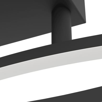 Eglo - Plafoniera LED LED/12W/230V 4000K nero
