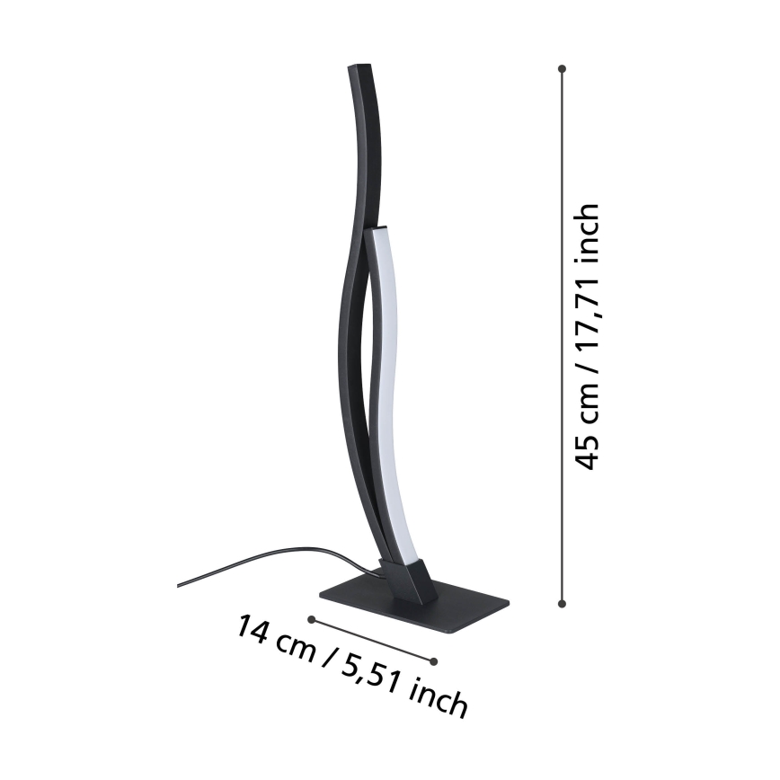 Eglo - Lampada da tavolo LED LED/12W/230V 4000K nero
