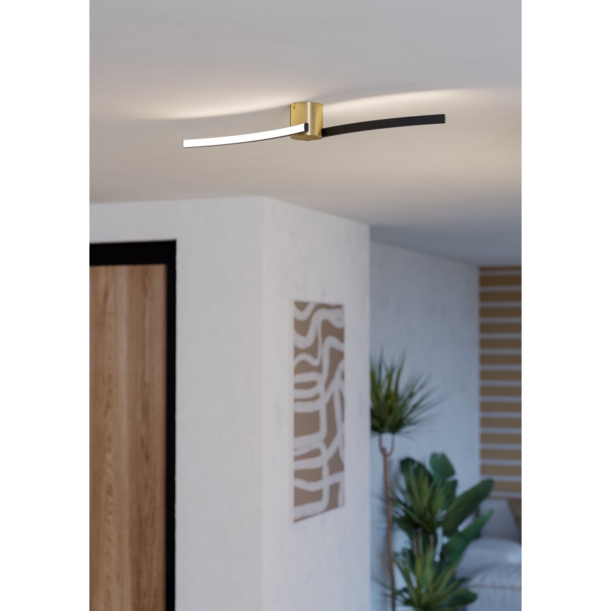 Eglo - Plafoniera LED LED/12W/230V 4000K nero