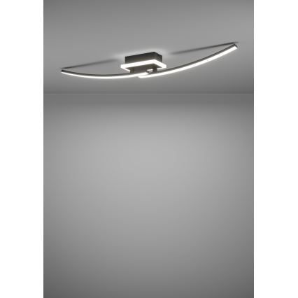 Eglo - Plafoniera LED LED/12W/230V 4000K nero