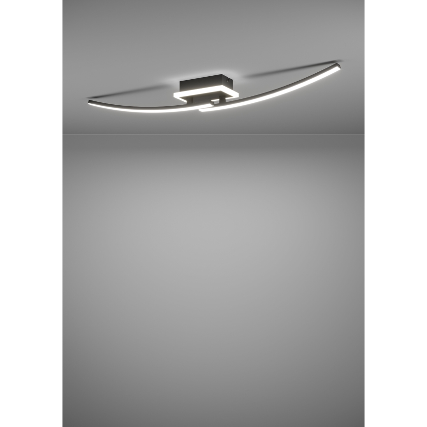 Eglo - Plafoniera LED LED/12W/230V 4000K nero