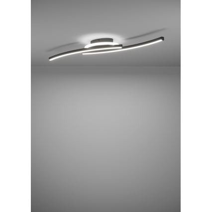 Eglo - Plafoniera LED LED/12W/230V 4000K nero