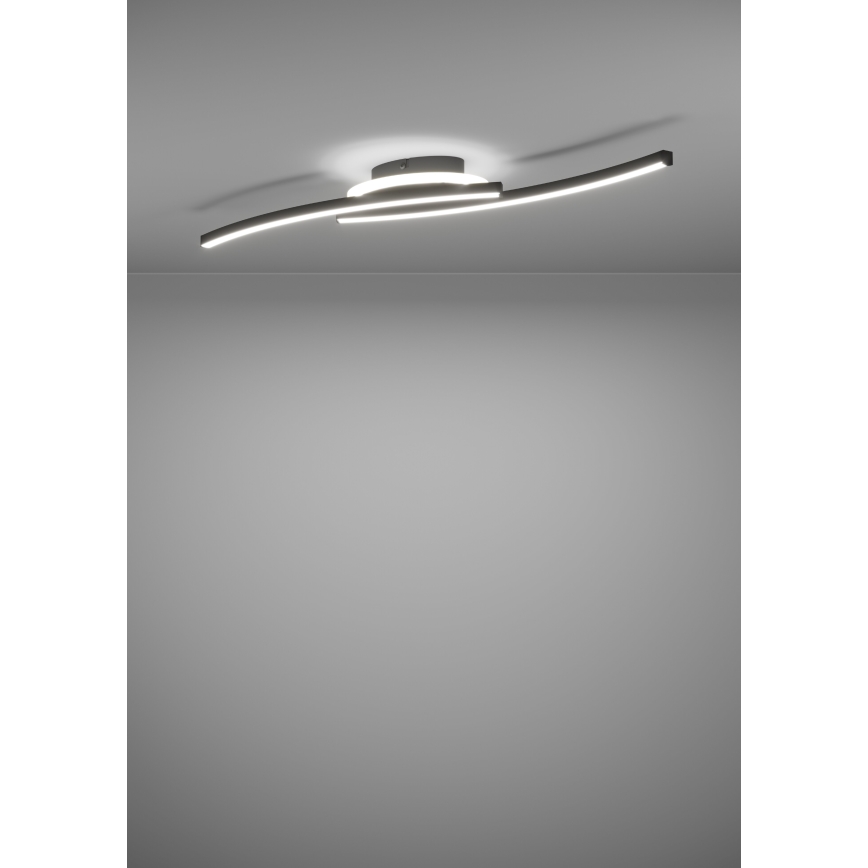 Eglo - Plafoniera LED LED/12W/230V 4000K nero