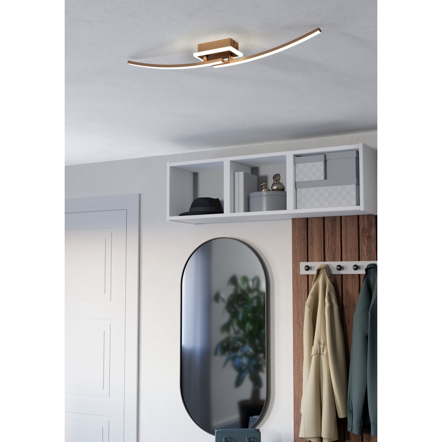 Eglo - Plafoniera LED LED/12W/230V 4000K rame