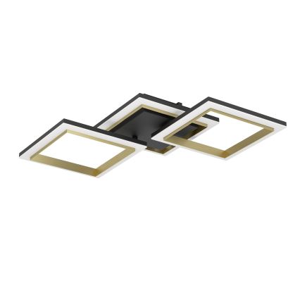 Eglo - Plafoniera LED dimmerabile LED/20W/230V 4000K nero/oro