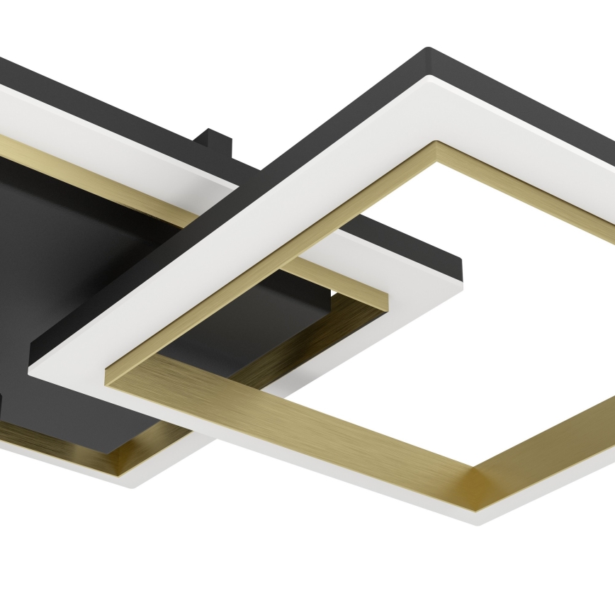 Eglo - Plafoniera LED dimmerabile LED/20W/230V 4000K nero/oro