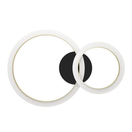 Eglo - Plafoniera LED dimmerabile LED/12W/230V 4000K nero/oro