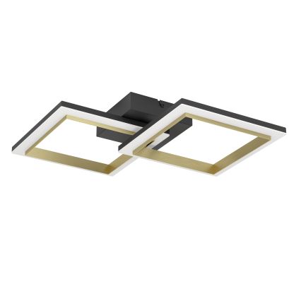 Eglo - Plafoniera LED dimmerabile LED/18,4W/230V 4000K nero/oro