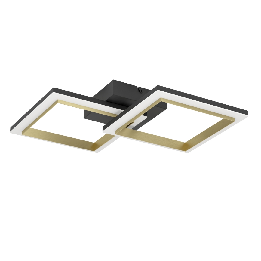 Eglo - Plafoniera LED dimmerabile LED/18,4W/230V 4000K nero/oro