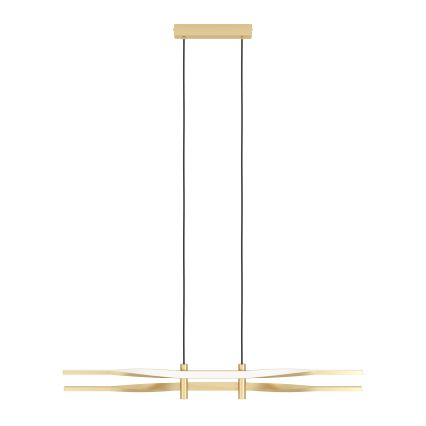 Eglo - Lampadario LED sospeso su cavo LED/21W/230V, finitura oro