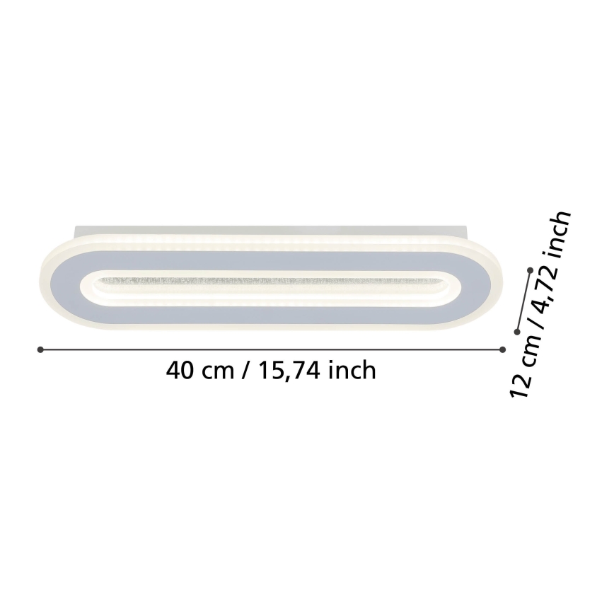 Eglo - Applique a LED LED/12W/230V 4000K bianco