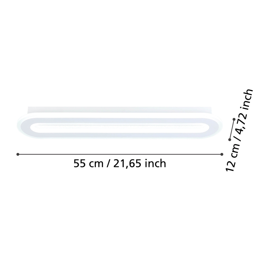 Eglo - Plafoniera LED dimmerabile LED/20W/230V 2700-6500K bianco + telecomando