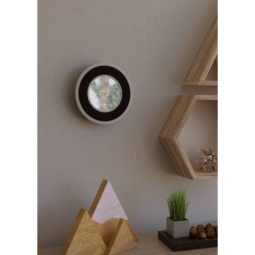 Eglo - Applique a LED LED/12W/230V 4000K nero