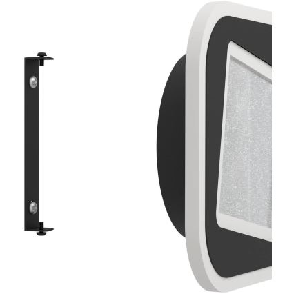 Eglo - Applique a LED LED/12W/230V 4000K nero