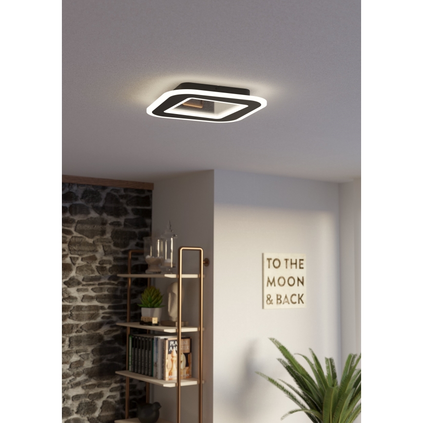 Eglo - Plafoniera LED dimmerabile LED/20W/230V 2700-6500K nero + telecomando