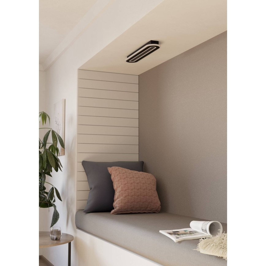 Eglo - Plafoniera LED dimmerabile LED/20W/230V 2700-6500K nero + telecomando