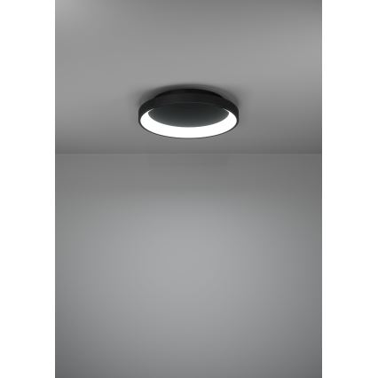 Eglo - Plafoniera LED dimmerabile LED/12W/230V 2700-6500K nero + telecomando
