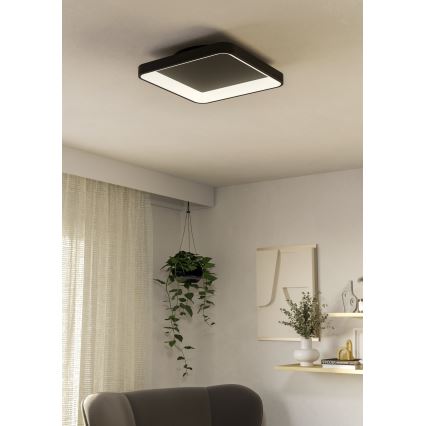 Eglo - Plafoniera LED dimmerabile LED/12W/230V 2700-6500K nero + telecomando