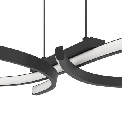 Eglo - Lampadario LED a sospensione con filo LED/21W/230V 3000K nero