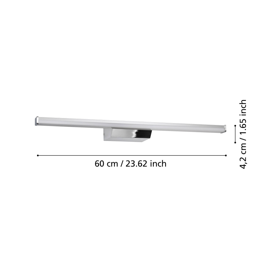 Eglo - LED RGBW Dimmerabile bagno Luce da specchio LED/12W/230V 2700-6500K IP44 cromo opaco