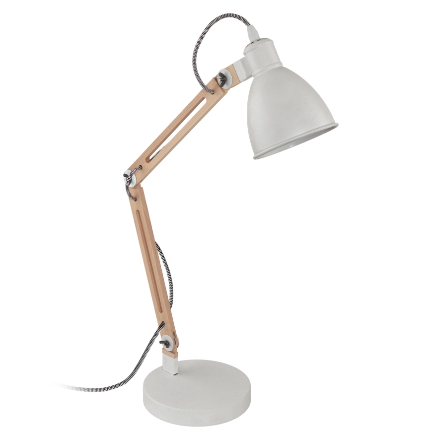 Eglo - Lampada da tavolo 1xE14/28W/230V bianco - FSC certificato