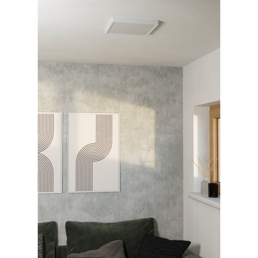 Eglo - Plafoniera a soffitto LED/13W/230V 2700/4000/6500K 29x29 cm bianca