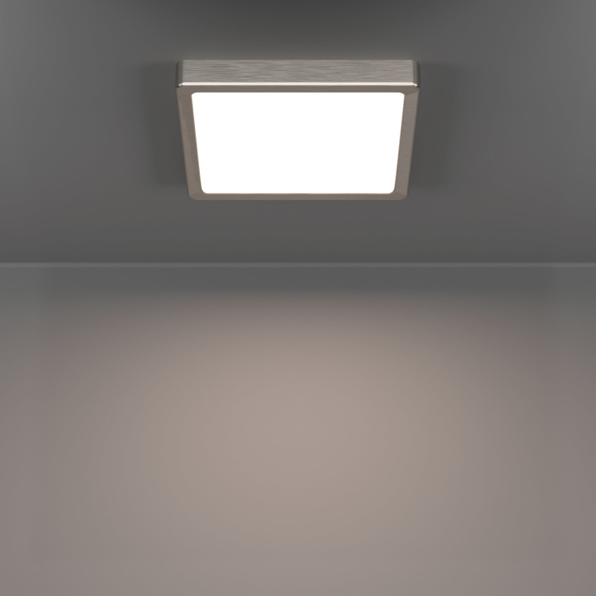 Eglo - plafoniera LED/10,5W/230V 2700/4000/6500K 22x22 cm cromo opaco