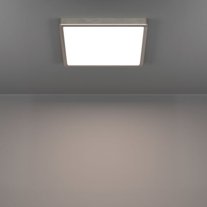 Eglo - Plafoniera LED LED/13W/230V 2700/4000/6500K 29x29 cm cromo opaco