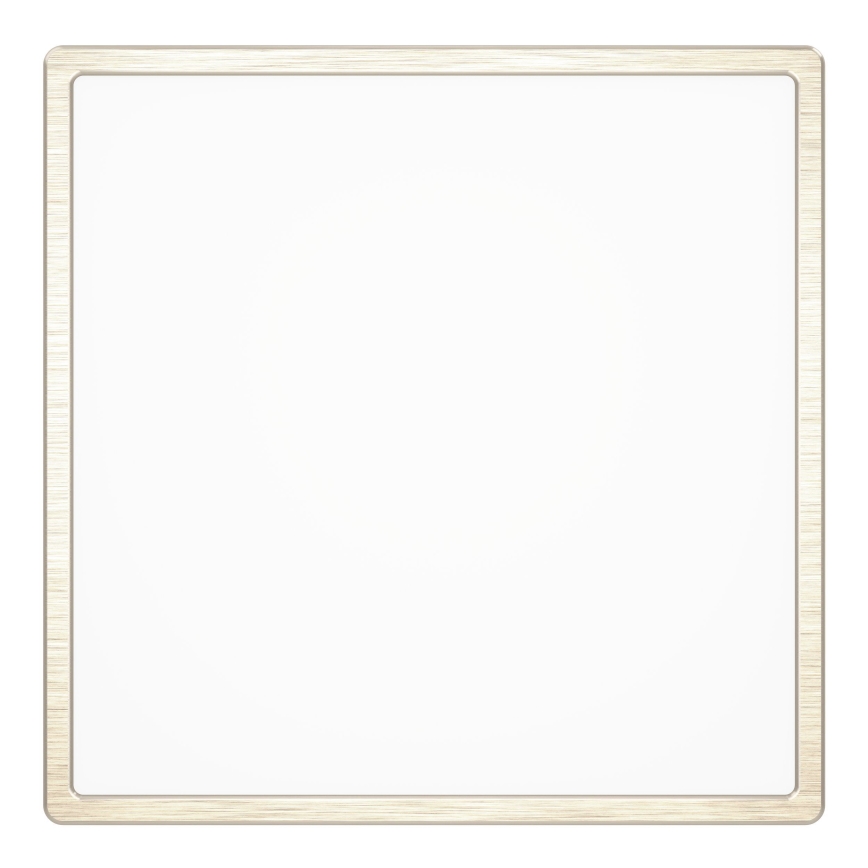 Eglo - Plafoniera LED/17,5W/230V 2700/4000/6500K 39x39 cm cromo opaco